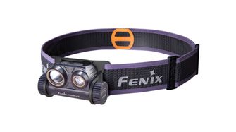Ładowalna latarka czołowa Fenix HM65R-DT - ciemnofioletowa