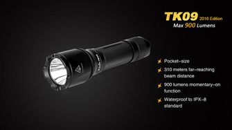 Fenix latarka LED TK09 XP-L, 900 lumenów