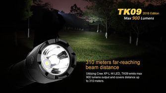 Fenix latarka LED TK09 XP-L, 900 lumenów