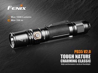 Fenix PD35 latarka LED, 1000 lumenów