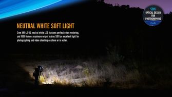 Fenix SD11 latarka LED dla nurków, 1000 lumenów