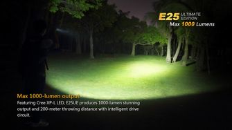 Latarka Fenix E25 Ultimate Edition, 1000 lumenów
