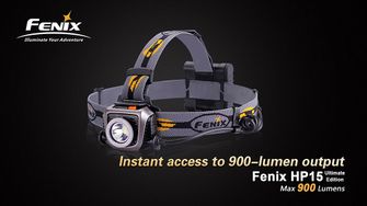 Latarka czołowa Fenix HP15 Ultimate Edition, 900 lumenów