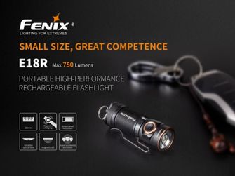 Fenix E18R latarka akumulatorowa, 750 lumenów