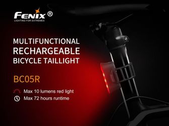 Fenix BC05R akumulatorowa lampka rowerowa, 10 lumenów