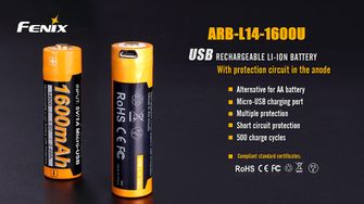 Fenix akumulator AA, USB, Fenix ARB-L14-1600U