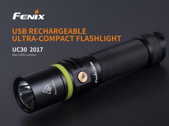 Fenix ładowalna latarka LED UC30 XP-L, 1000 lumenów