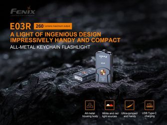 Mini latarka Fenix E03R