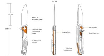 Nóż składany Ruike M875-TZ