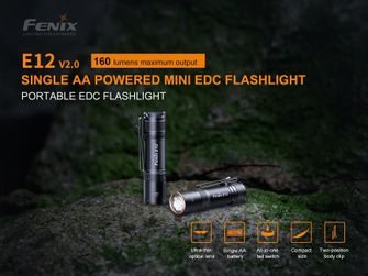 Fenix E12 V2.0 latarka kieszonkowa