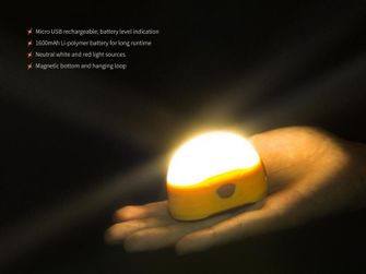 Fenix CL20R latarnia turystyczna, żółta