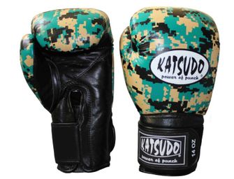 Rękawice bokserskie Katsudo  boxKink, Army