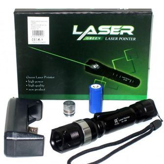 Wskaźnik laserowy Powull zielony 500mw Zoom