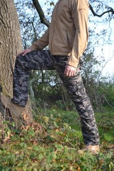 Spodnie męskie loshan lorenzo wzór kamuflaż szary