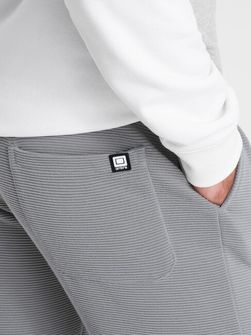 Męskie spodnie dresowe Ombre Jogger V5, szare