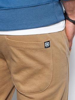 Spodnie dresowe męskie Ombre P948, kawowe