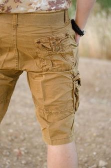 Krótkie spodnie Mil-tec Vintage Prewash coyote