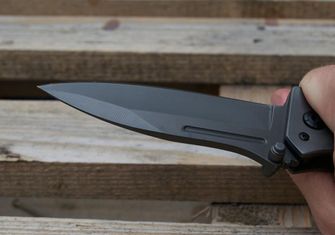 Nóż składany Mil-Tec DA35 Micarta 22cm czarny