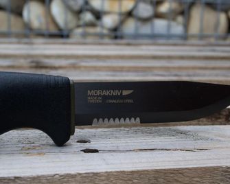 Nóż Mora of Sweden Bushcraft Black SRT czarny