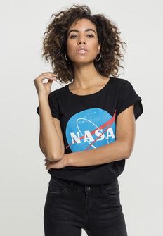 NASA damska koszulka insignia, czarna