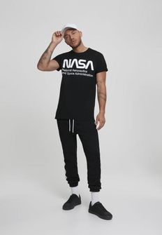 NASA męska koszulka Wormlogo, czarna