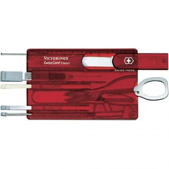 Victorinox SwissCard Karta wielofunkcyjna 10w1 czerwona