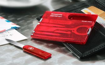 Victorinox SwissCard Karta wielofunkcyjna 10w1 czerwona