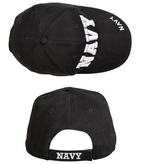 Mil-Tec BLACK ´NAVY´ czapka z daszkiem, czarna