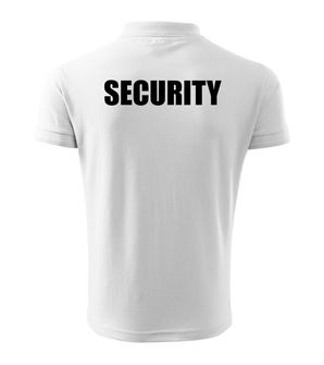 DRAGOWA koszulka polo SECURITY, biała