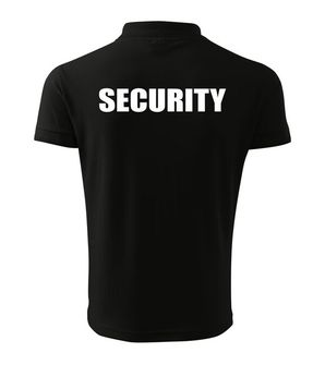 DRAGOWA koszulka polo SECURITY, czarna