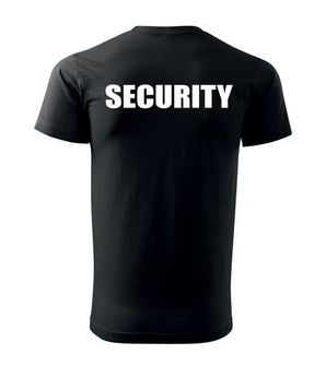 DRAGOWA  koszulka z napisem SECURITY, czarna
