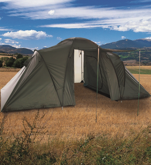 Mil-tec namiot z przedsionkiem dla 4 osób,  420 x 220 x 170 cm, oliwkowy
