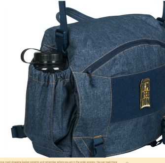 Helikon-Tex Urban Courier Nylon® torba na ramię, niebieski melanż