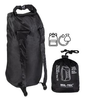 Mil-Tec ultra kompaktowy plecak 20l, czarny