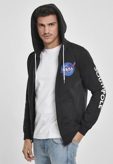 NASA Southpole męska bluza z kapturem, czarna