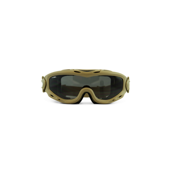 WILEY X okulary taktyczne SPEAR - smoke + przezroczyste soczewki / matowa piaskowa ramka