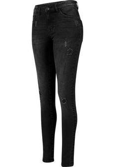 Damskie spodnie jeansowe Urban Classics, czarne