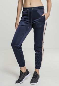 Urban Classics Cuff Track damskie spodnie dresowe, navy light rose