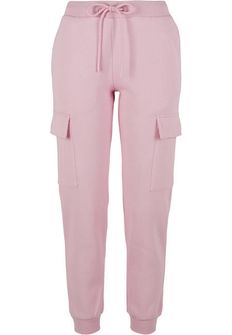 Urban Classics Cargo damskie spodnie dresowe, różowe