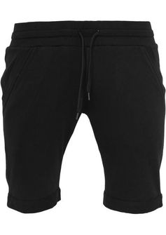 Męskie spodnie dresowe Short Urban Classics, czarne