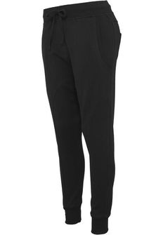 Urban Classics Light Fleece Sarouel damskie spodnie dresowe, czarne