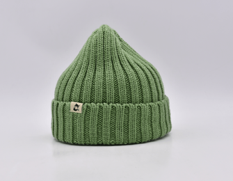 WARAGOD Vallborg Dzianinowa czapka, zielona