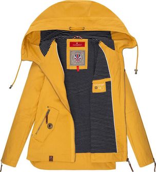 Navahoo Wekoo damska przejściowa kurtka z kapturem, żółta