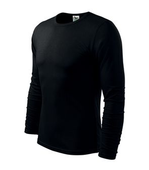 Malfini Fit-T koszulka z długim rękawem, czarne, 160g/m2