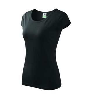 Koszulka damska Malfini Pure, czarna, 150g/m2