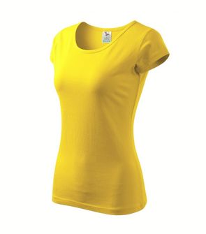 Koszulka damska Malfini Pure, żółta, 150g/m2