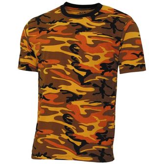 MFH American T-shirt Streetstyle, pomarańczowy-camo