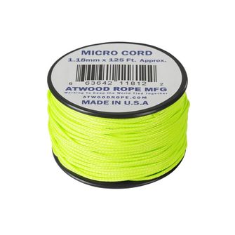ATWOOD® Mikro lina (125 stóp) - neonowo zielony (MCCB24)
