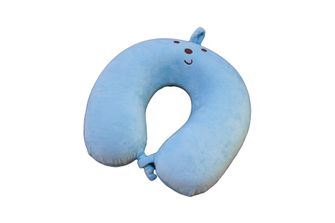 Poduszka na szyję dla dzieci BasicNature niebieska