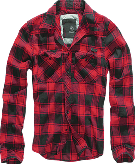 Brandit Checkshirt koszula flanelowa, czerwono-czarna